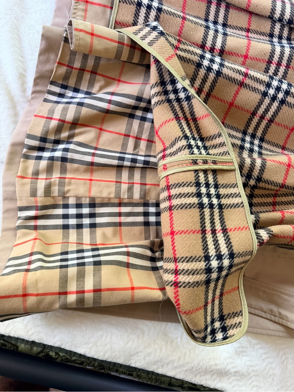 Vintage Burberrys Double Breasted Trench Coat Nova Check Wool Liner | 6 Long - Picture 6 of 13
